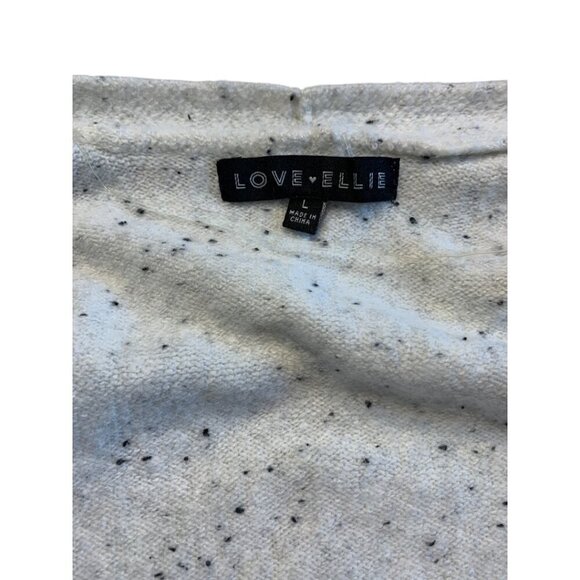 Love Ellie ColorBlock Gray and White Open Cardigan Size Large - Picture 7 of 7